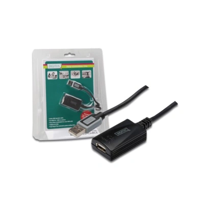 Digitus USB 2.0 aktivní prodlužovací kabel 5m , Blister, DA-70130-4