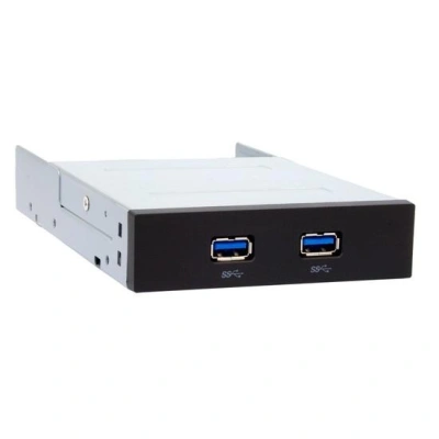 CHIEFTEC interní box do 3,5", 2x USB3.0, černý, MUB-3002