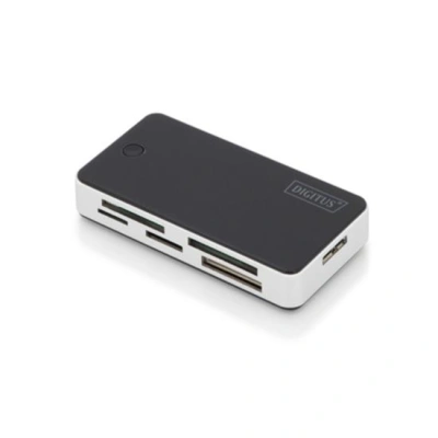 DIGITUS Čtečka karet USB 3.0 s připojovacím kabelem USB 1m Podpora karet MS / SD / SDHC / MiniSD / M2 / CF / MD / SDXC, DA-70330-1