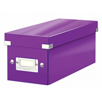 Krabice na CD Leitz Click&Store, purpurová, 60410062