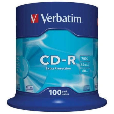 VERBATIM CD-R80 700MB/ 52x/ Extra Protection/ 100pack/ spindle, 43411
