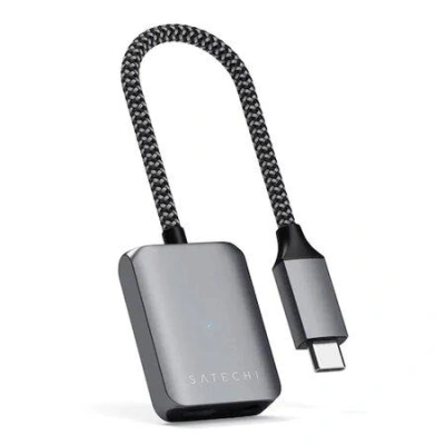 Satechi USB-C PD Audio Adapter - Space Gray Aluminium, ST-UCAPDAM