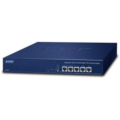 Planet VR-300 Enterprise router/firewall VPN/VLAN/QoS/HA/AP kontroler, 2xWAN(SD-WAN), 3xLAN, VR-300
